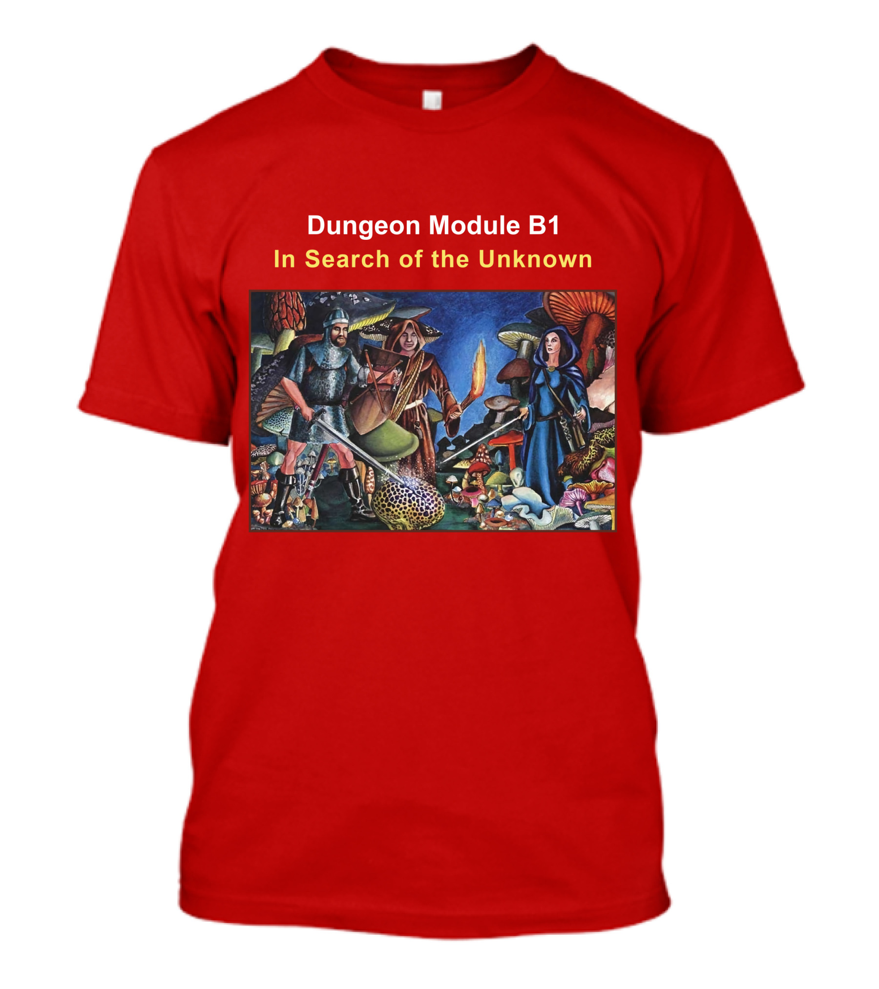 Dungeon Module B1 In Search Of The Unknown DND ISU T-Shirt