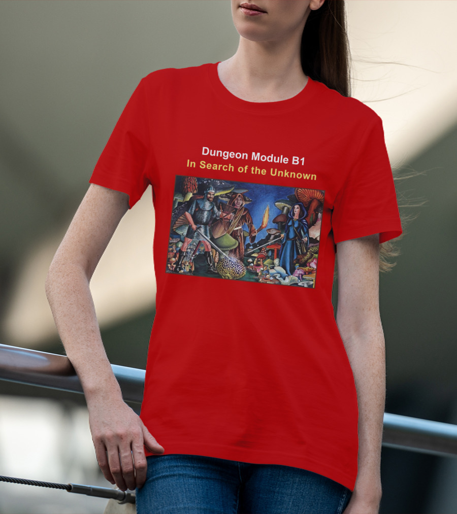 Dungeon Module B1 In Search Of The Unknown DND ISU T-Shirt