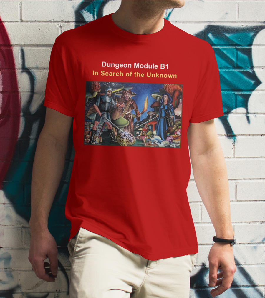 Dungeon Module B1 In Search Of The Unknown DND ISU T-Shirt