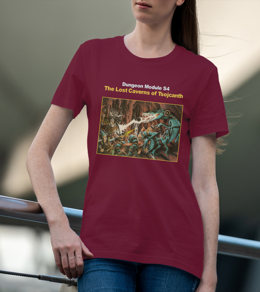 Dungeon Module S4 The Lost Caverns Of Tsojcanth T-Shirt