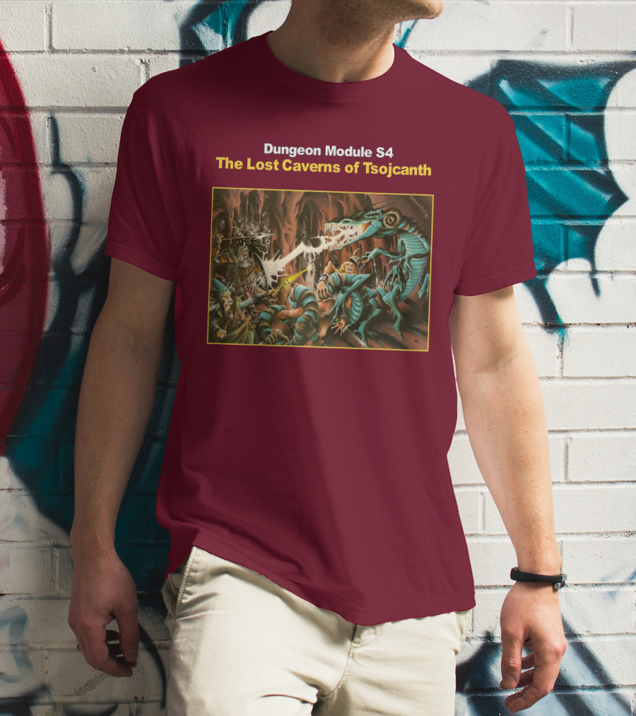 Dungeon Module S4 The Lost Caverns Of Tsojcanth T-Shirt