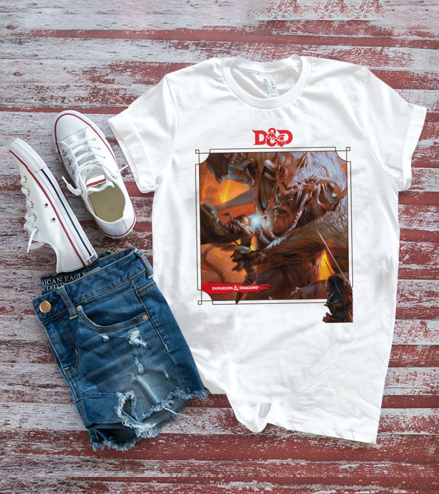 Dungeons And Dragons Epic Battle Scene DnD T-Shirt