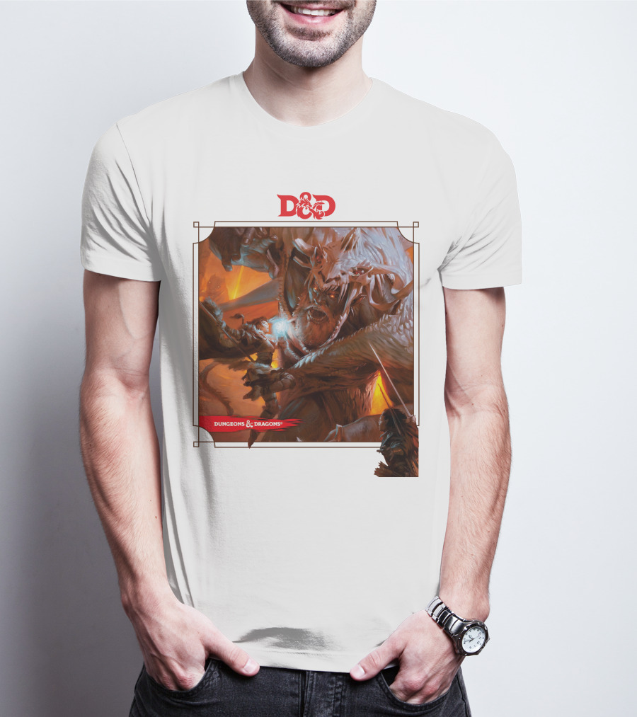 Dungeons And Dragons Epic Battle Scene DnD T-Shirt