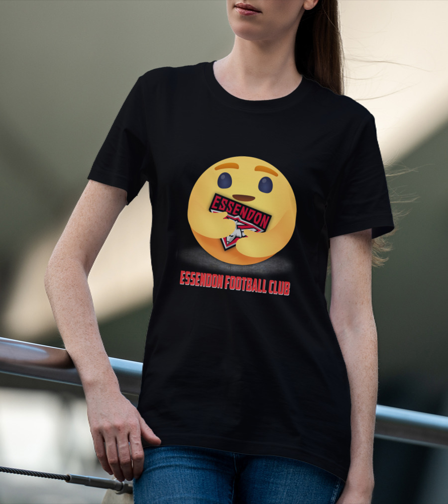 Essendon Football Club Emoji Holding T-Shirt