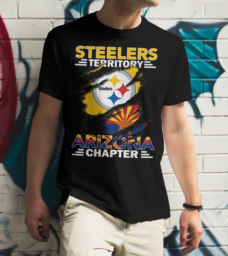 Steelers Territory Arizona Chapter Flag T-Shirt