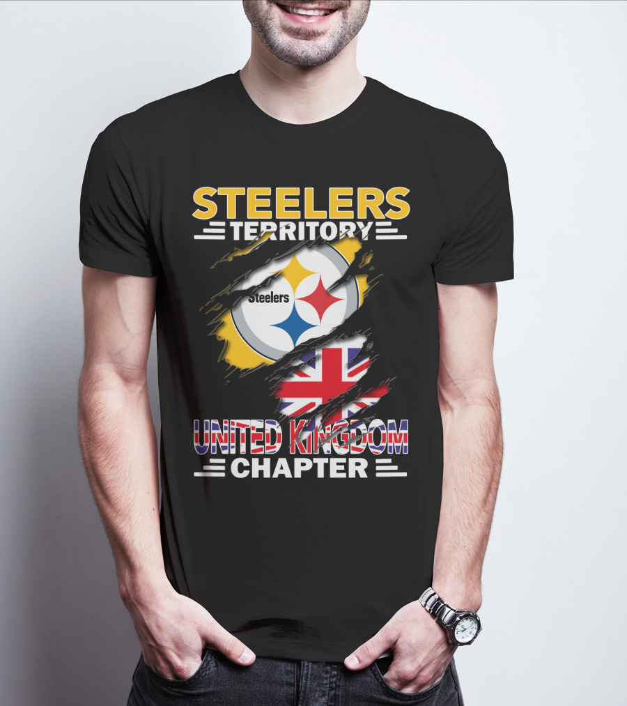Steelers Territory Steelers Logo United Kingdom Chapter T-Shirt