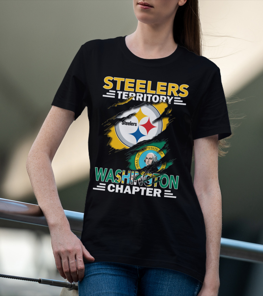 Steelers Territory Washington Chapter Seal T-Shirt