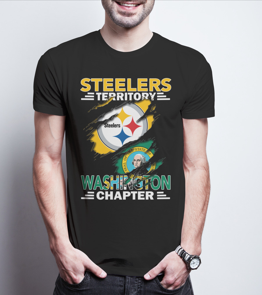 Steelers Territory Washington Chapter Seal T-Shirt