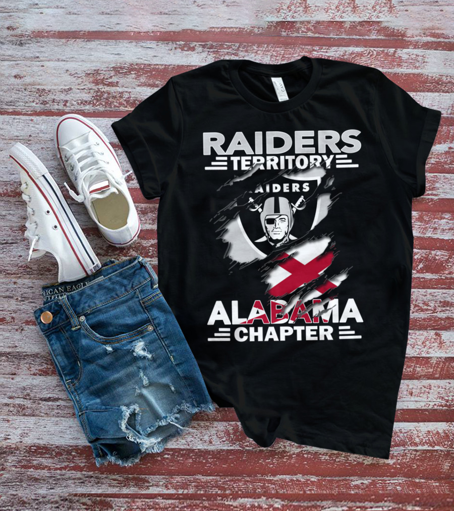 Raiders Territory Alabama Chapter Shield Patch T-Shirt