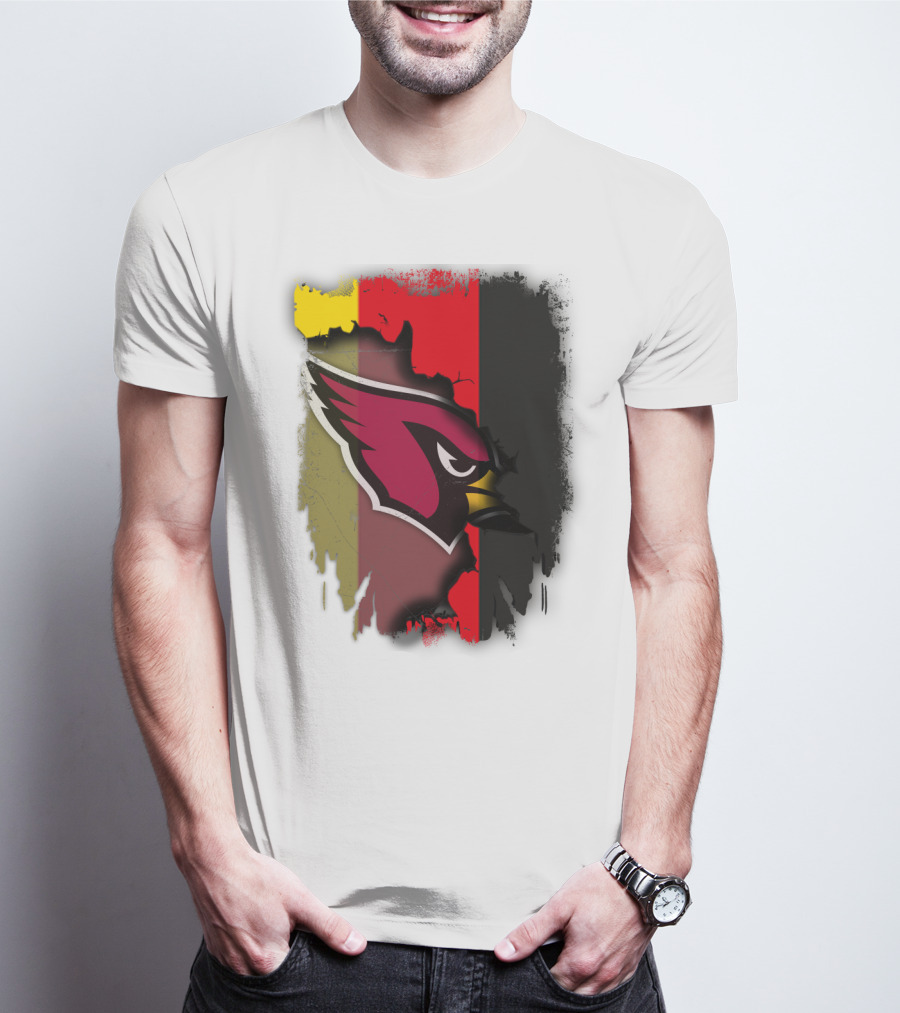 Germany Flag Colors With Cardinals T-Shirt