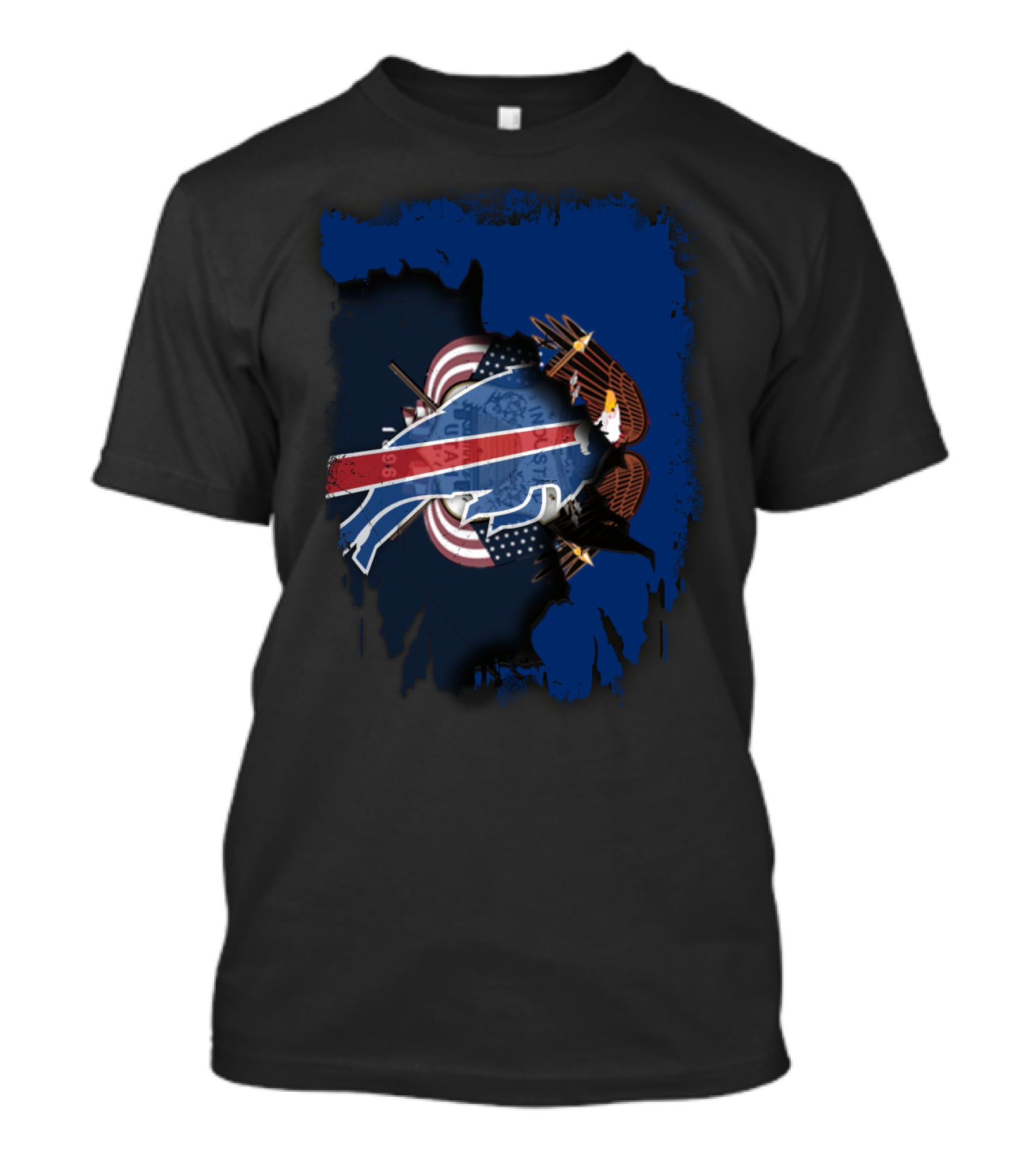Utah United With Patriotic Buffalo Eagles T-Shirt