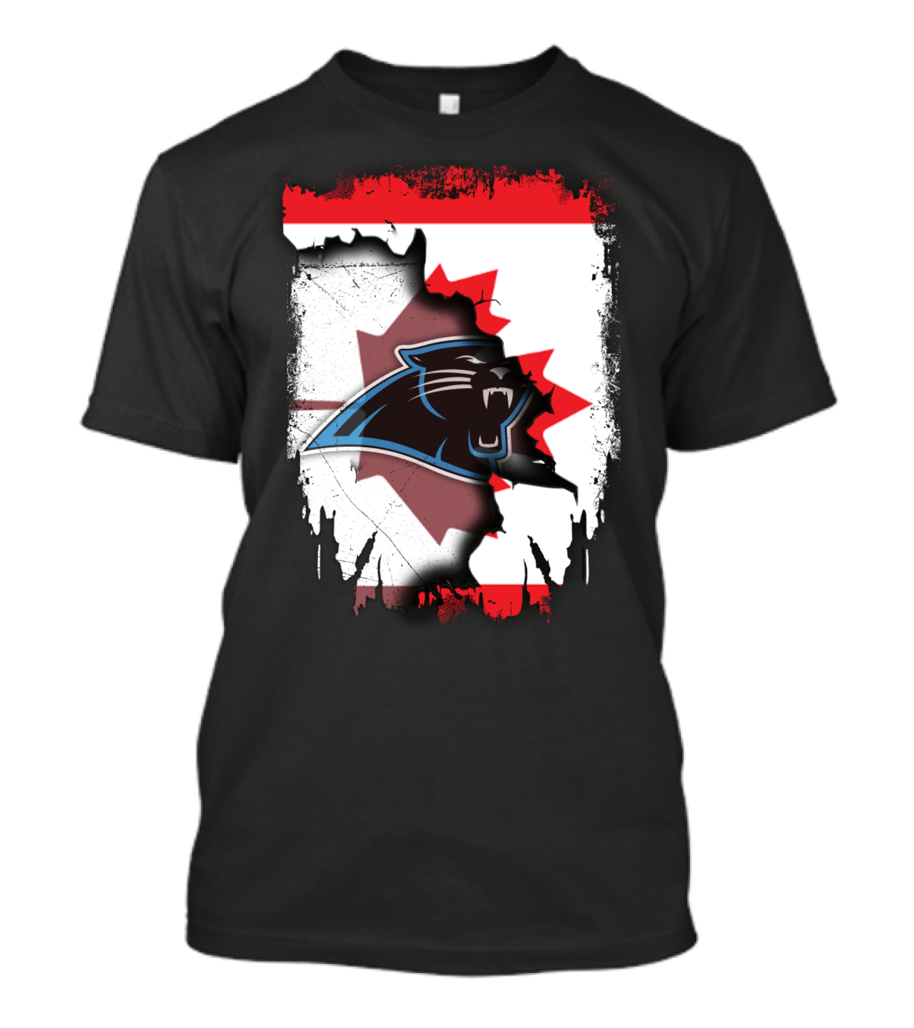 Together Canada With Carolina Panthers T-Shirt