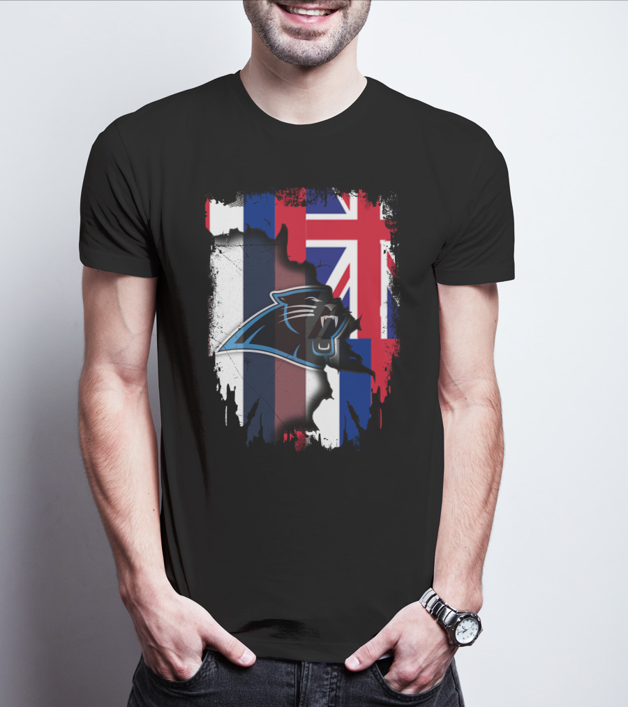 Together Hawaii Panthers Union Flag Fusion T-Shirt