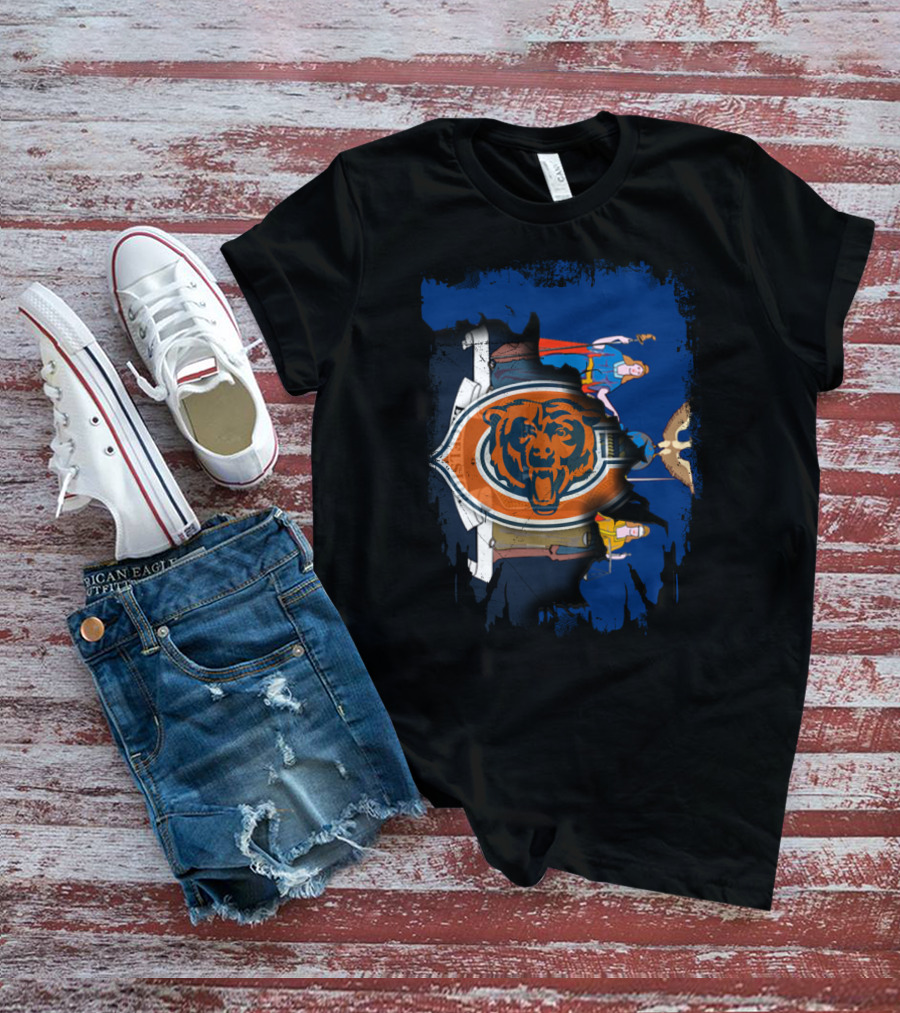 Chicago Bears Fans Unite With New York Spirit T-Shirt