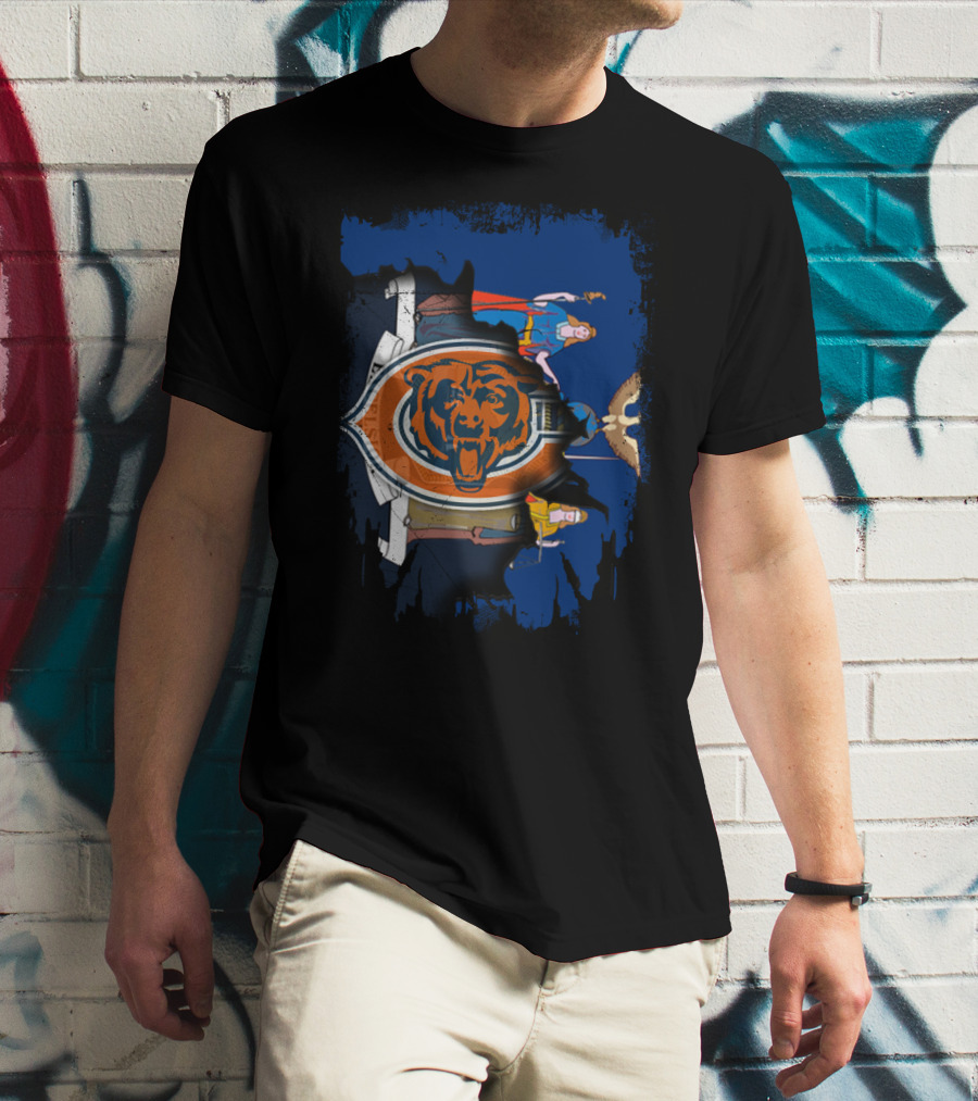 Chicago Bears Fans Unite With New York Spirit T-Shirt