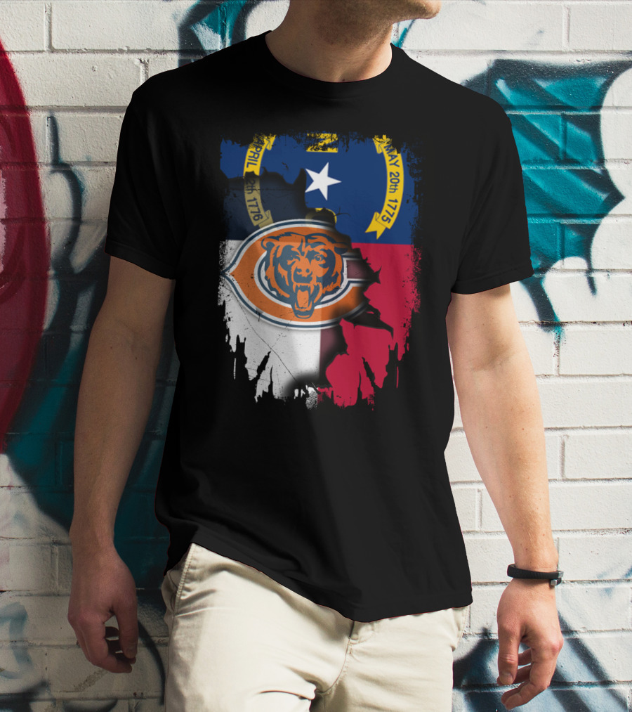 Together North Carolina Flag And Bears T-Shirt
