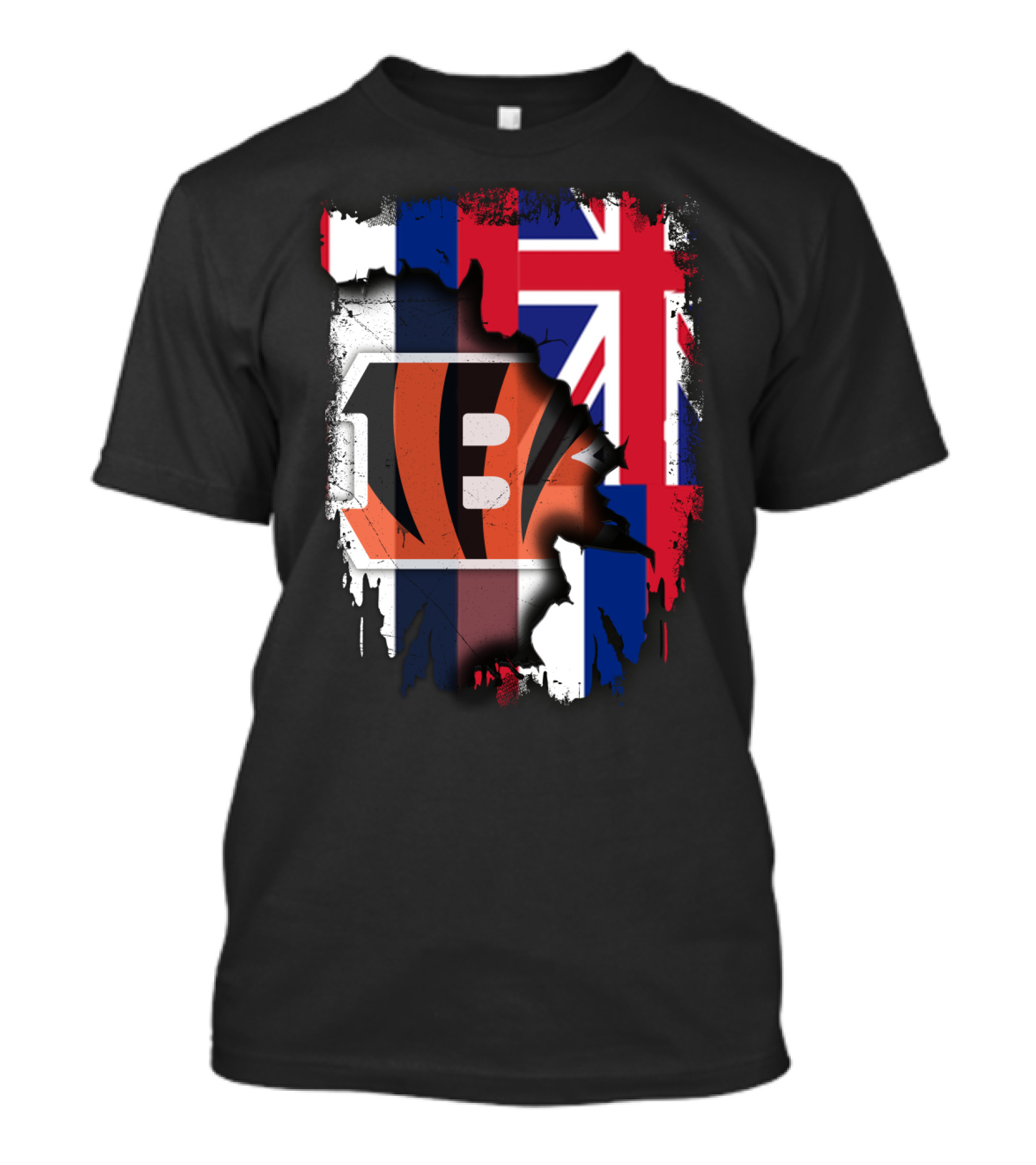 Together Hawaii Bengals Union Flag Fusion T-Shirt