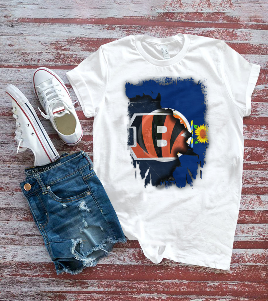 Kansas Bengals Sunflower Collaboration T-Shirt