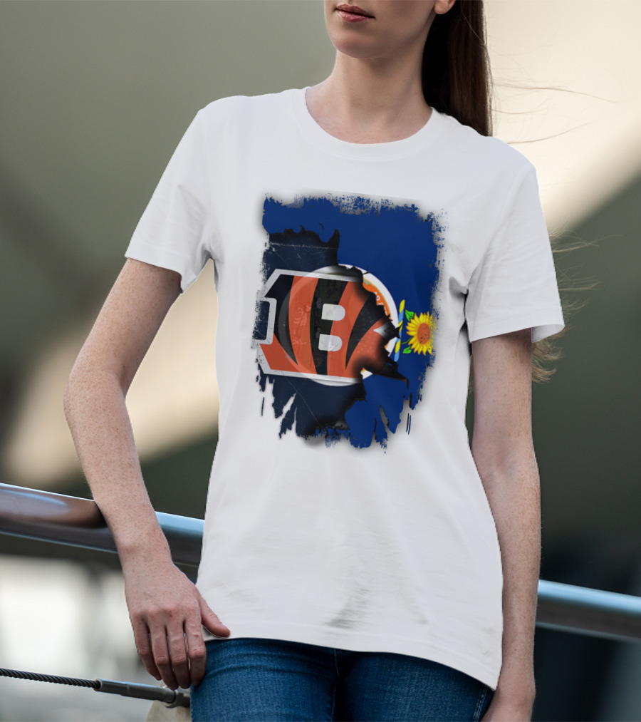 Kansas Bengals Sunflower Collaboration T-Shirt