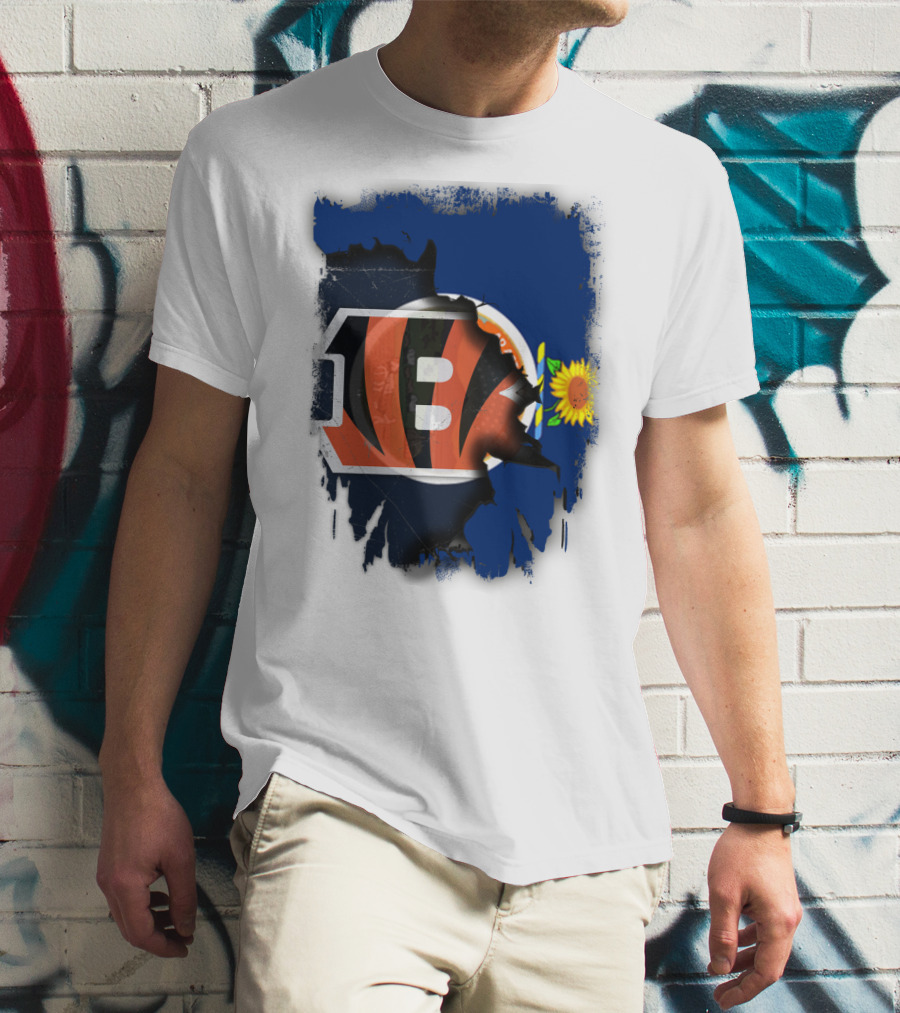 Kansas Bengals Sunflower Collaboration T-Shirt