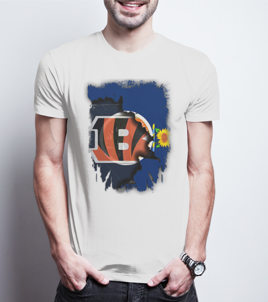 Kansas Bengals Sunflower Collaboration T-Shirt