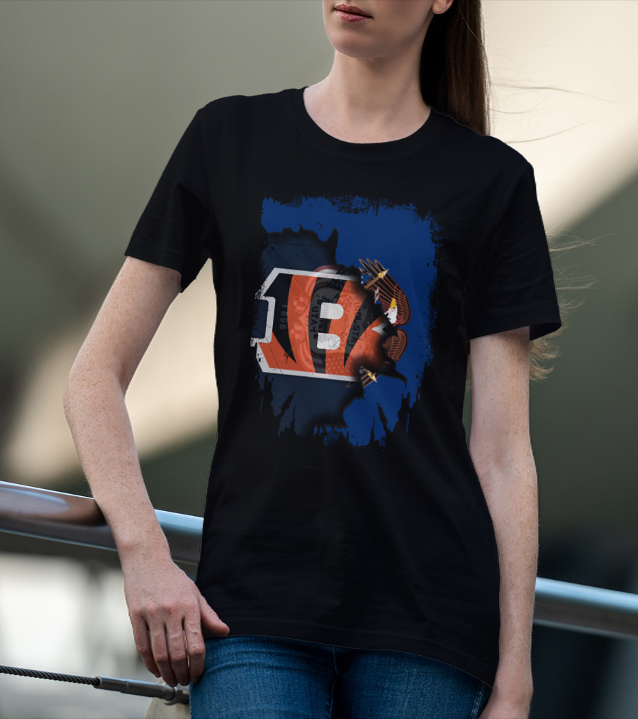 Utah Bengals Collaboration With American Eagle And Football Element T-Shirt