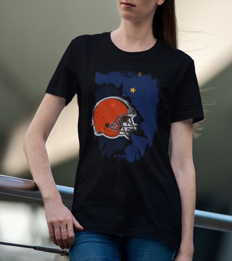 Alaska Browns Helmet Together T-Shirt