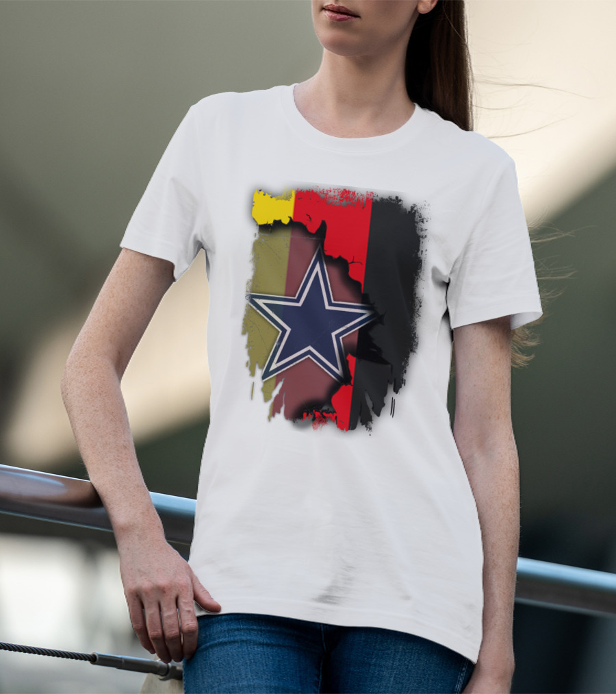 Germany Flag With Cowboys Star T-Shirt
