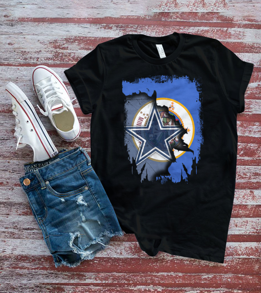 Minnesota State Together With Dallas Cowboys Star T-Shirt