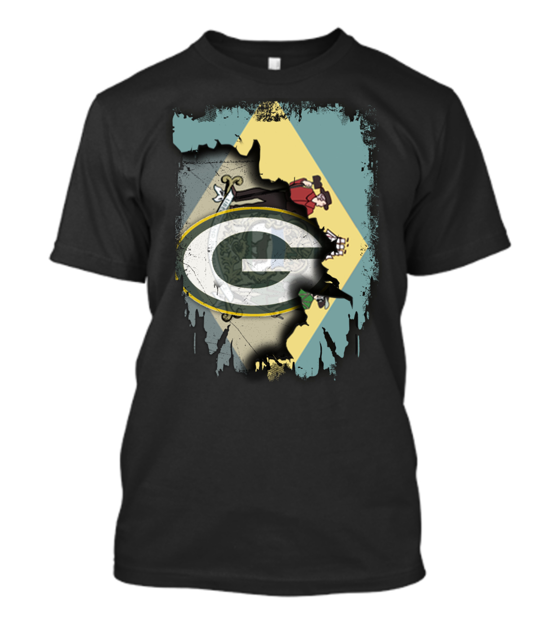 Green Bay Packers Delaware Heritage Fusion T-Shirt