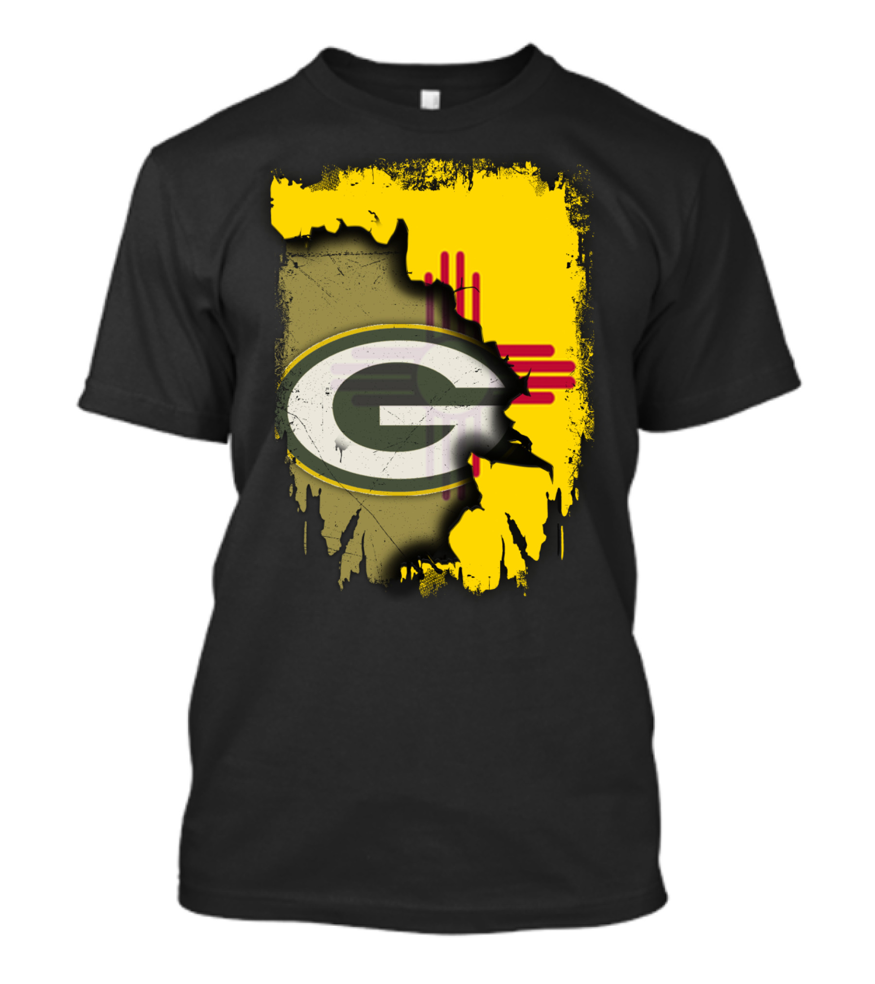 Green Bay Packers New Mexico State Zia Logo Integration T-Shirt