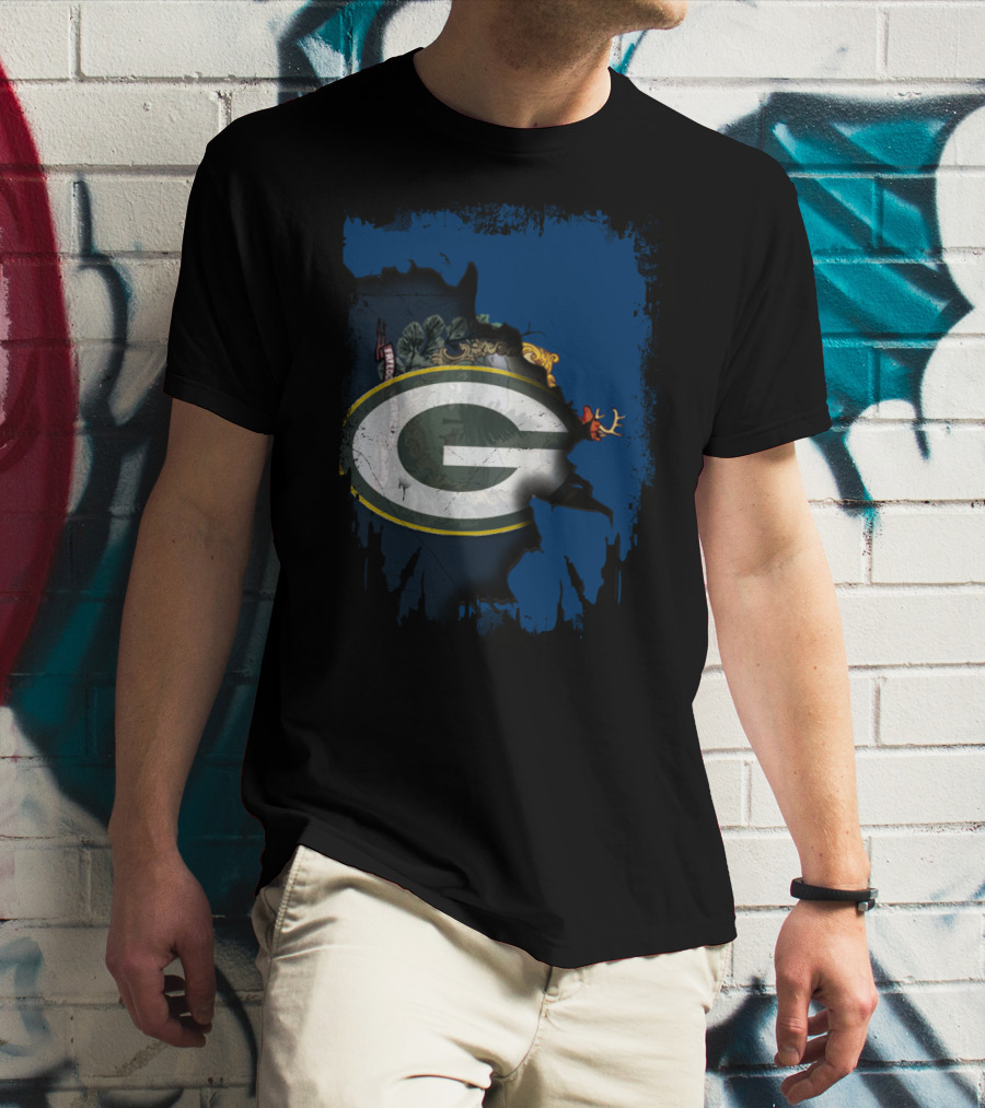 Together Vermont Green Bay Packers T-Shirt