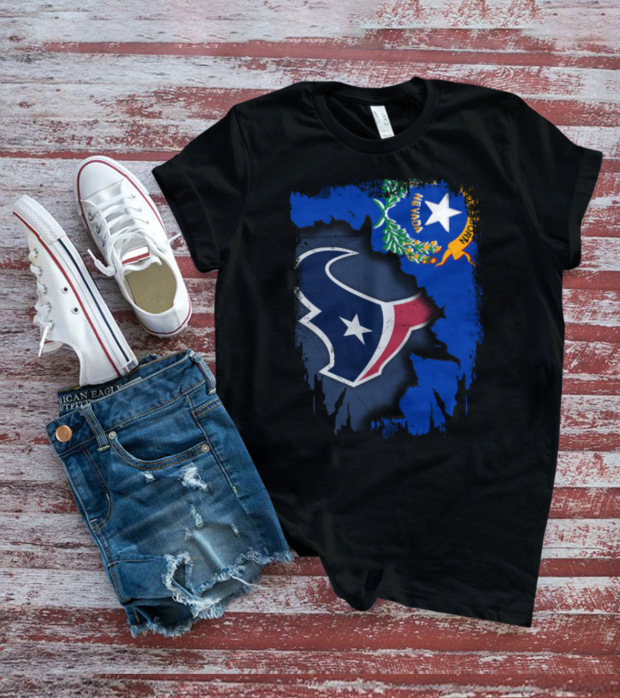 Nevada And Texans United NFL Spirit T-Shirt