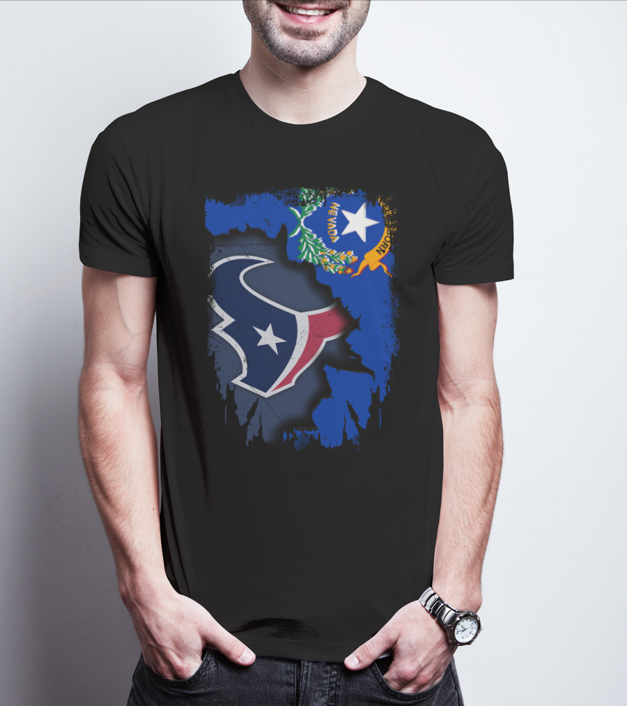 Nevada And Texans United NFL Spirit T-Shirt