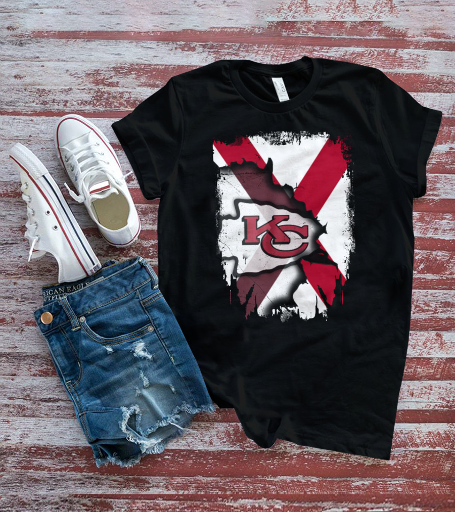 Together Alabama KC Chiefs Fusion Fan T-Shirt