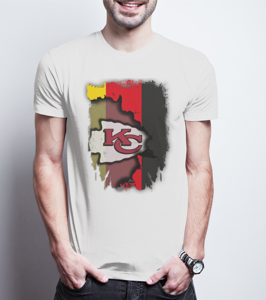Germany Unity Kansas City Chiefs Flag Mashup T-Shirt