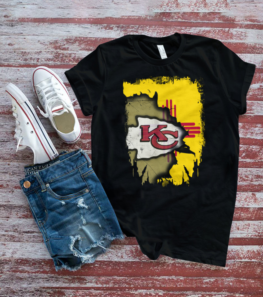Kansas City Chiefs New Mexico Zia Symbol Together T-Shirt