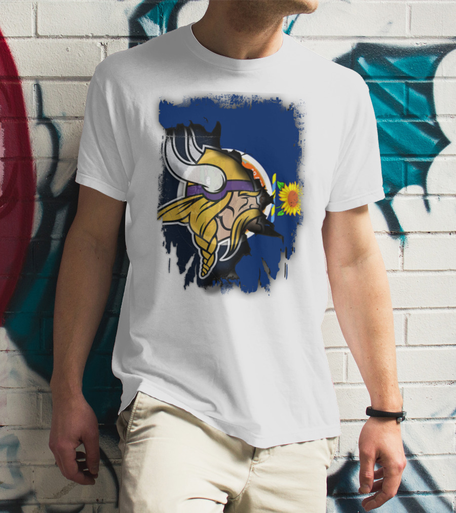 Kansas Sunflower Viking T-Shirt