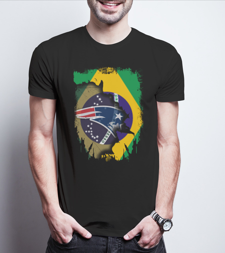 Together Brazil Patriots Flag Fusion T-Shirt