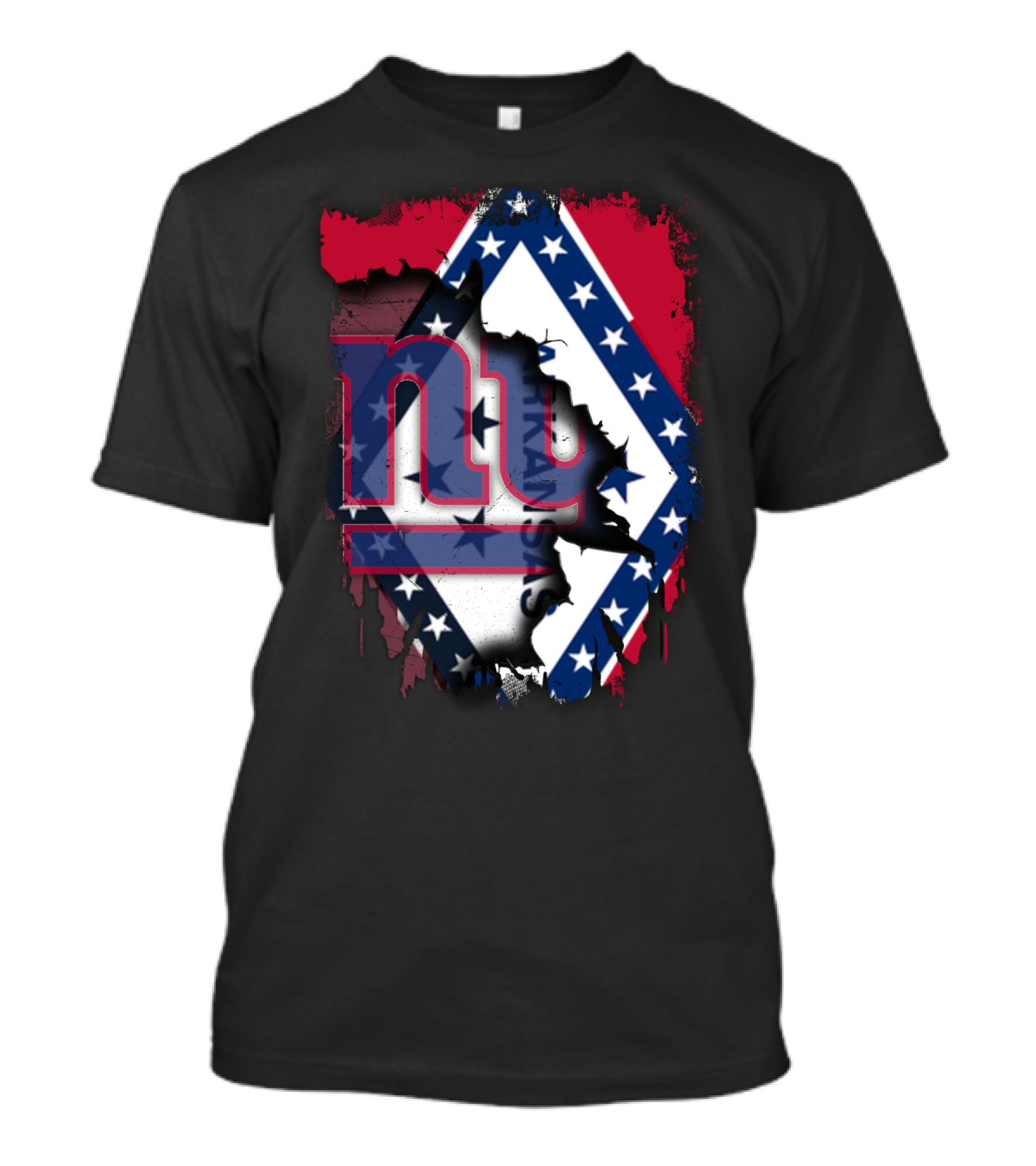 Together Arkansas Giants Flag Emblem T-Shirt