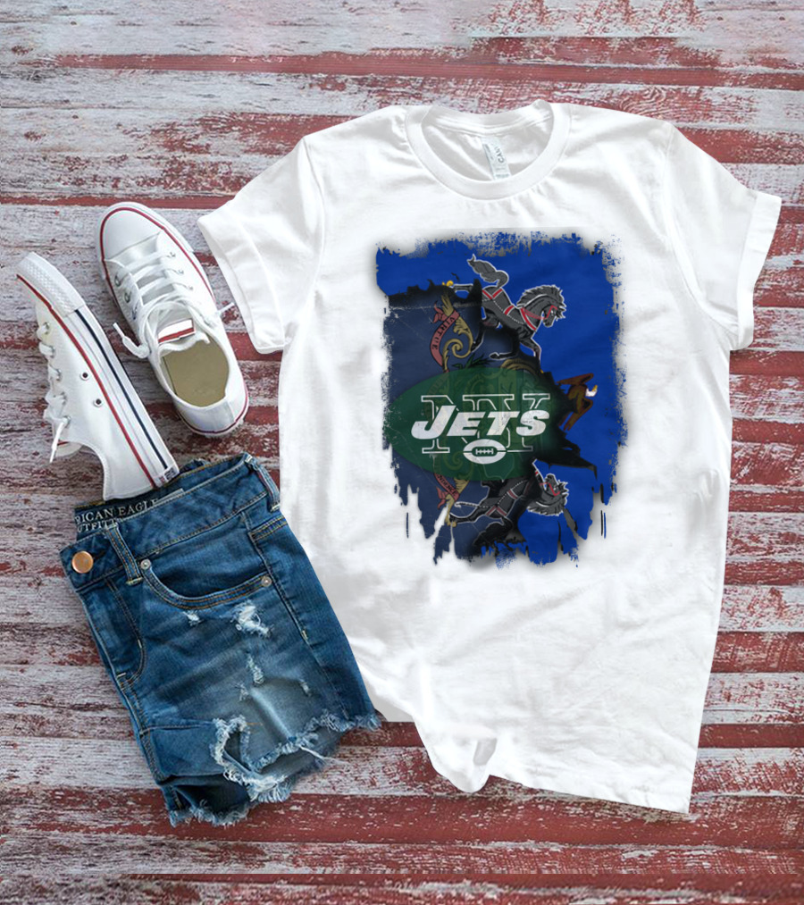 Jets Together Pennsylvania Crest Lions T-Shirt