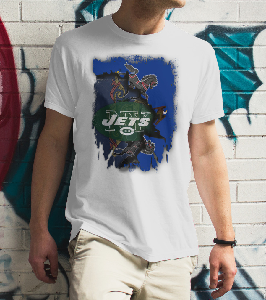 Jets Together Pennsylvania Crest Lions T-Shirt