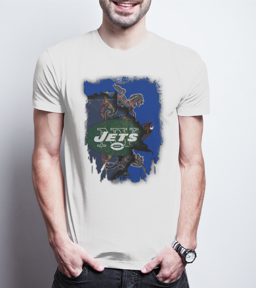 Jets Together Pennsylvania Crest Lions T-Shirt