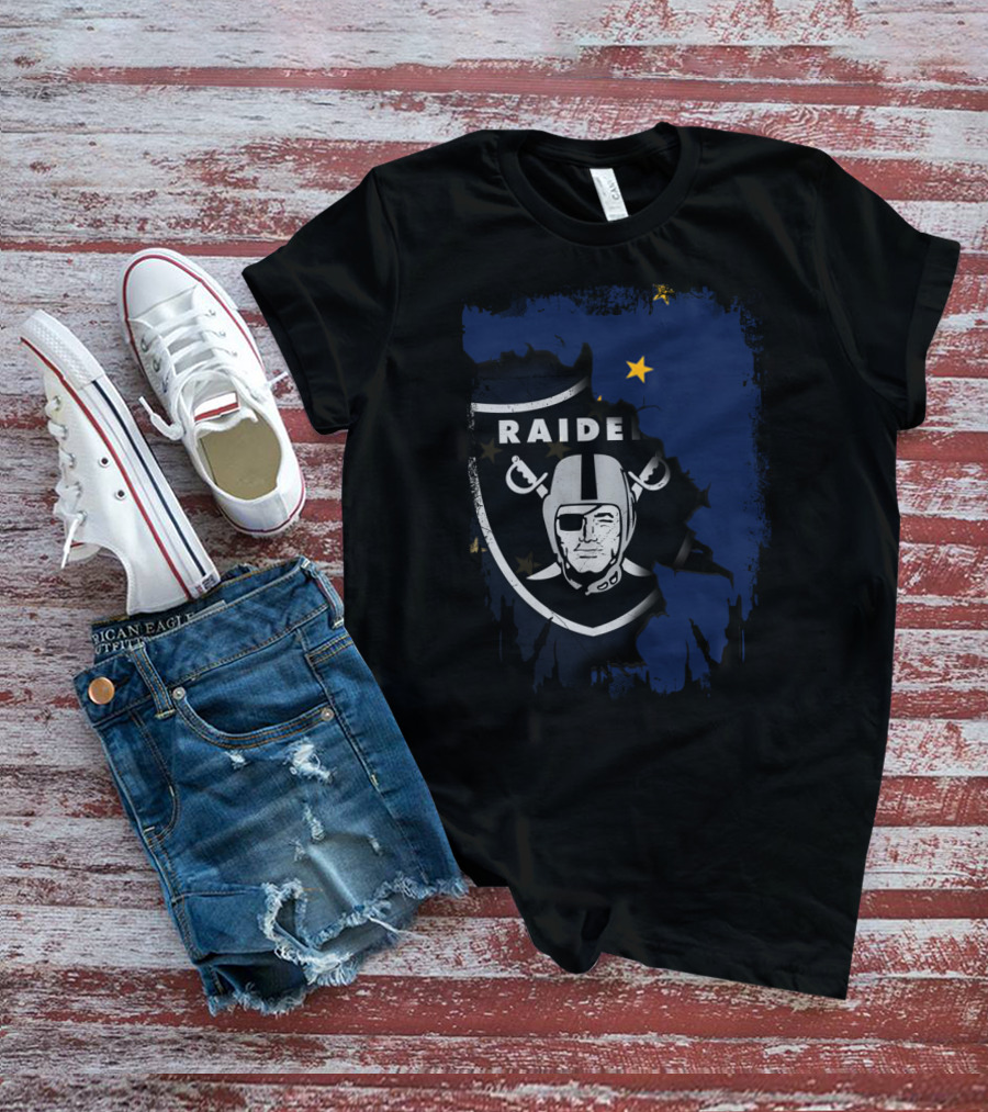 Together Alaska Raiders United With State Flag T-Shirt