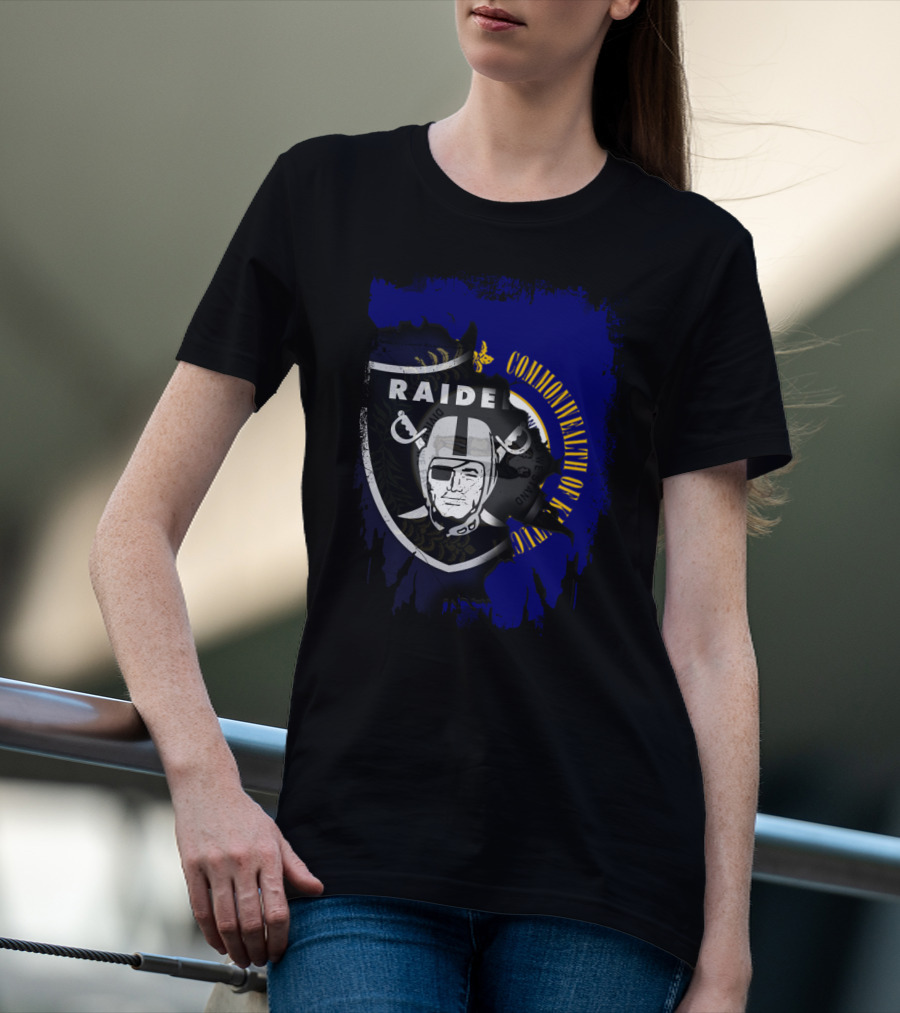 Commonwealth Of Kentucky Raiders Shield T-Shirt