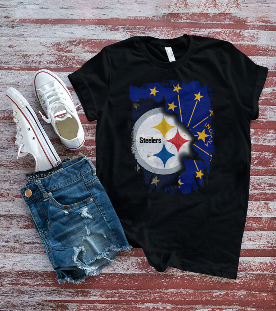 Steelers Indiana State Pride Fusion T-Shirt