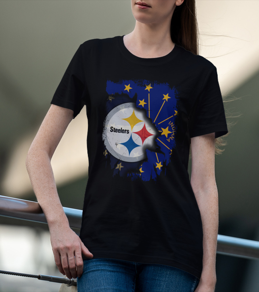 Steelers Indiana State Pride Fusion T-Shirt