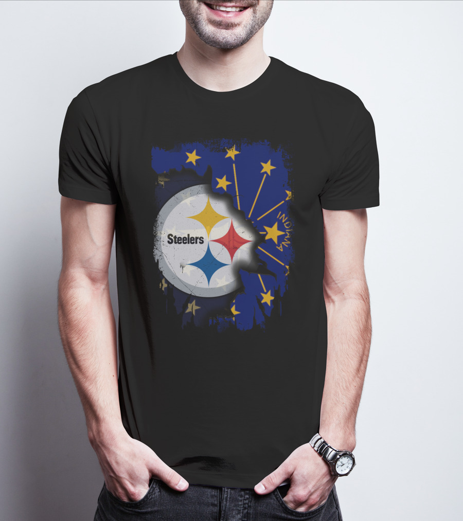 Steelers Indiana State Pride Fusion T-Shirt