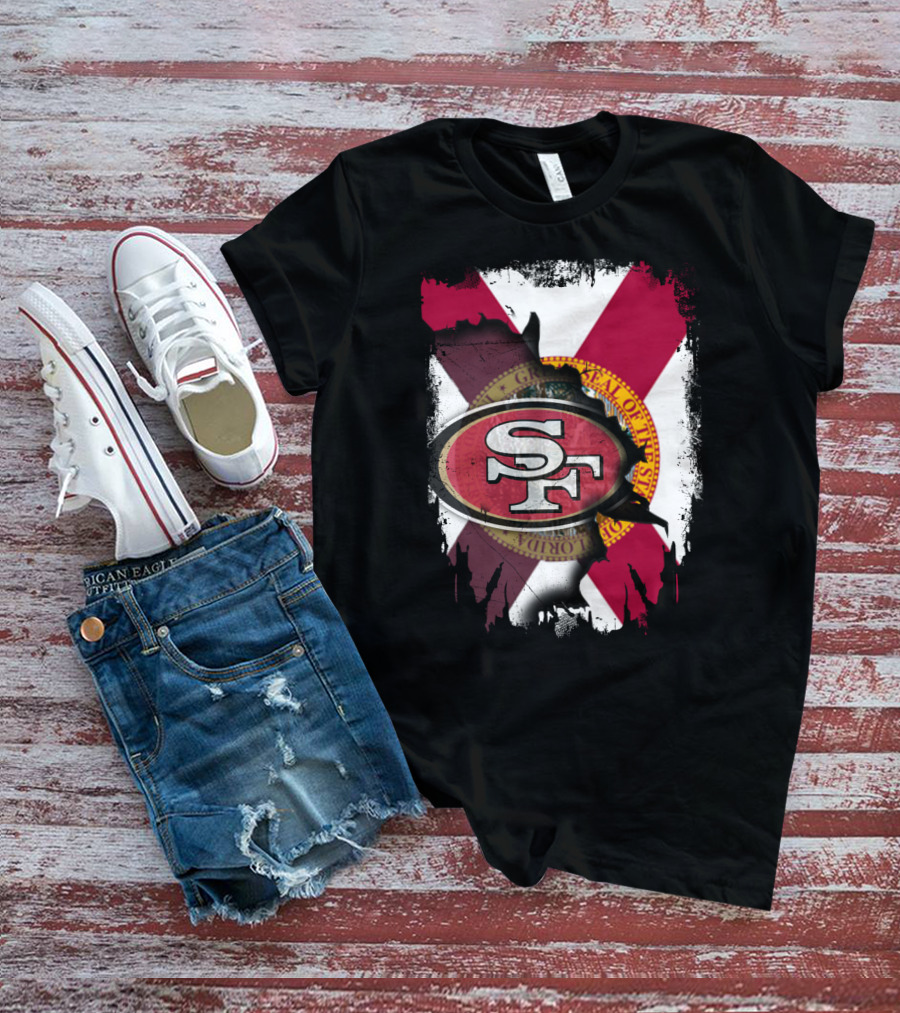 Florida Flag Together With San Francisco 49ers T-Shirt