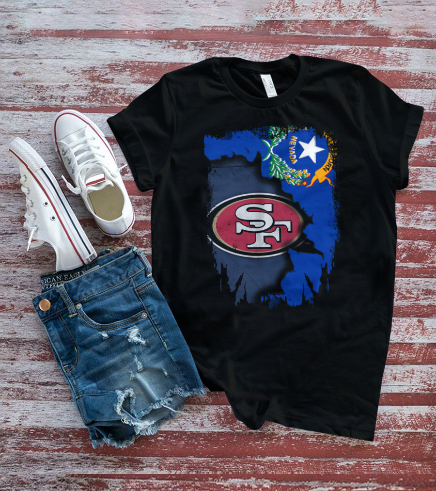 Nevada State With San Francisco 49ers T-Shirt